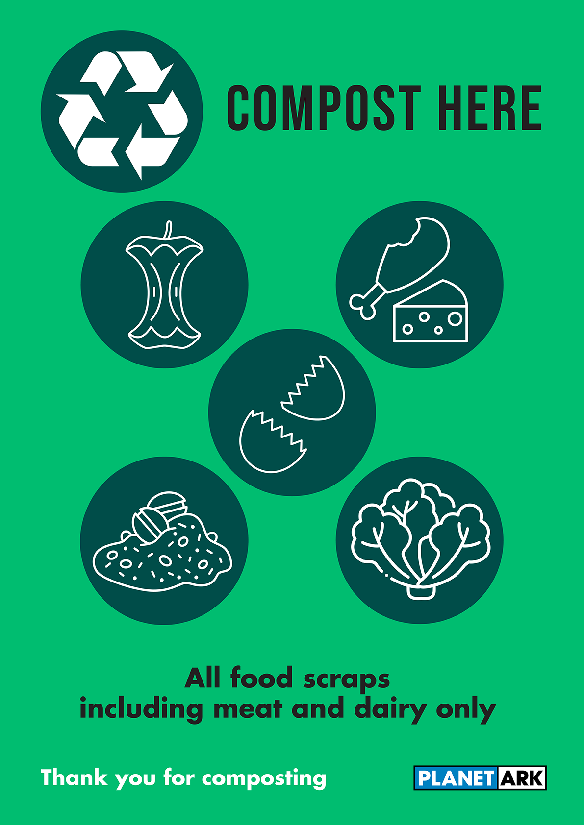 Compost all food scraps